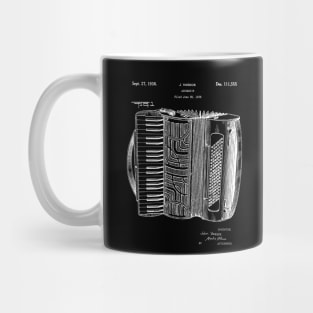 Accordion Player Gift - Accordion Blueprint 1938 Mug